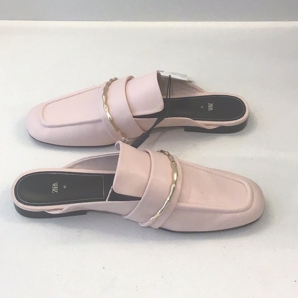 Zara Shoes - Zara Open Back Flat Loafers  size 9/40
